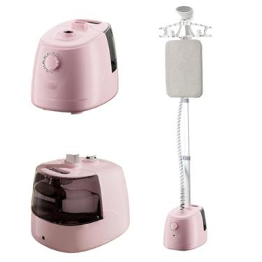 Imagem de Motor a vapor suspenso integrado portátil, Ferro a vapor de roupa vertical bipolar ajustável com tábua de engomar adequado para lojas de roupas de shopping centers