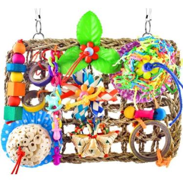 Imagem de Tapete de escalada de pássaros KATUMO Parrot Toys com kit de brinquedo