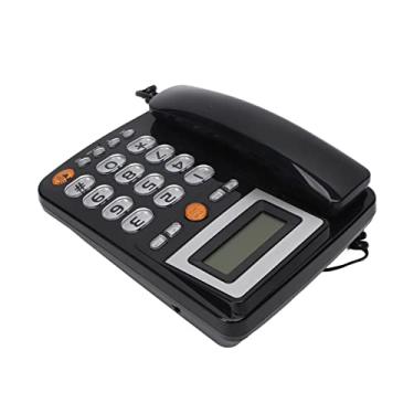 Imagem de Generic Telefone Com Fio, 5 Níveis Brilho Ajustável Telefone Grande Botão Big Hands Chamadas para Idosos para Casa