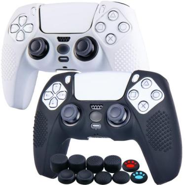 Imagem de Capa de controle de silicone cravejado YoRha para PS5 x2 +10 Grips