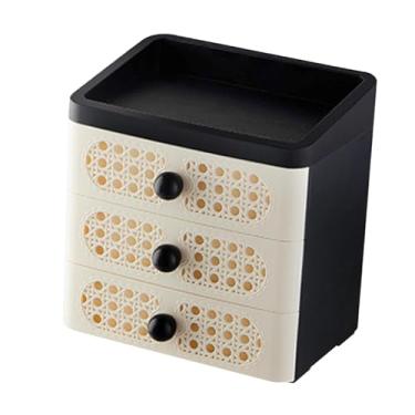 Imagem de Bothyi Caixa de Armazenamento, Armário, Cômoda, Organização de Escritório, Penteadeira, Escrivaninha, Organizador de Gaveta, 27,5x23x28cm