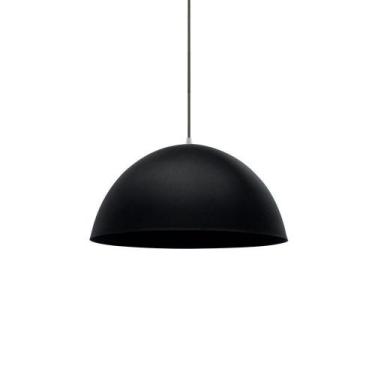 Imagem de Lustre Pendente Taschibra Td 821f Grande E27 Bivolt Preto Fosco