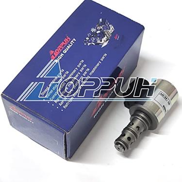 Imagem de TOPPUH Conjunto de válvula solenoide 25/220994 25-220994 12V para peças de retroescavadeira JCB 3CX 4CX