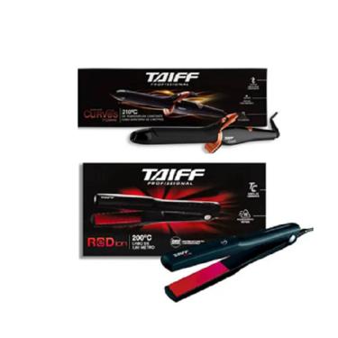Imagem de Taiff Chapinha Elegance Red Ion + Modelador de Cachos Curves 1" 25mm