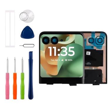 Imagem de Tela AMOLED para Motorola Razr Ultra 2025/Razr 60 Ultra/Razr+ 2025 3,6 polegadas Tela LCD sensível ao toque digitalizador com kit de ferramentas de reparo - Tela externa pequena