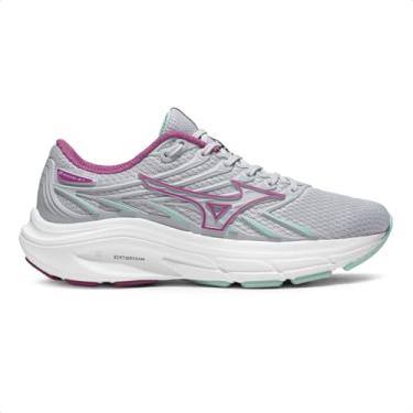 Imagem de Tênis Mizuno Jet 8 Feminino (Cinza/Rosa, BR, Adulto, Numérico, 38)