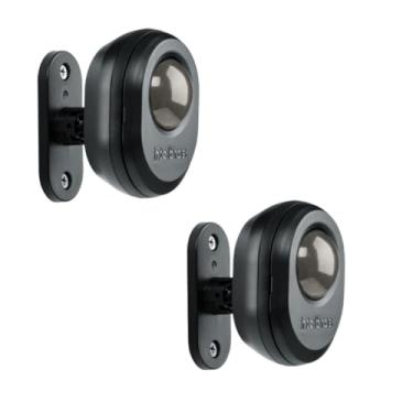 Imagem de Kit Com 2 Sensor de Presença Interruptor Para Iluminação ESPI 360 Utilizado no Acionamento Automático de Lâmpadas Com Movimento Acenda Luz Apenas Quando Necessário Economize Conta de Energia (Preto)