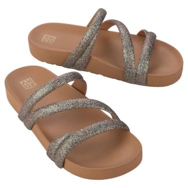 Imagem de Tamanco Zaxy Glitter Grendene 18956 Feminino - Preto