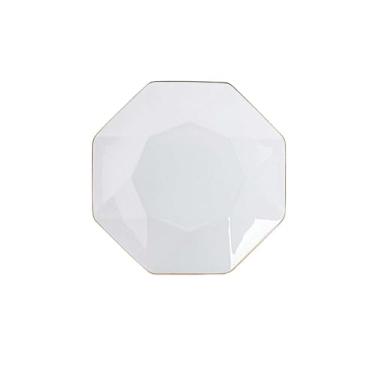 Imagem de Conjunto de pratos de cerâmica domésticos personalidade criativa osso China prato fundo 1