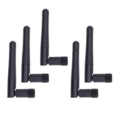 Imagem de Antena WiFi externa 2.4G de alto ganho 4DBI SMA Rosca fêmea Pino interno Forte amplificador de sinal para monitoramento sem fio Casa inteligente Módulo WIFI BT Material ABS 5
