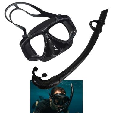 Imagem de Mascara de Mergulho Oculos Snorkel Nataçao Piscina Praia Mar Esporte Lazer Recreaçao Faixa Ajustavel