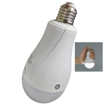 Imagem de Lampada de Emergenica LED Inteligente Recarregavel E27 Queda de Energia Trilha Camping Pesca Portatil Potente