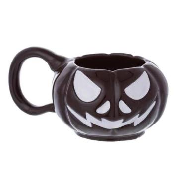 Imagem de CANECA 3D ABÓBORA CERÂMICA 320ml BROGLIO, Preto