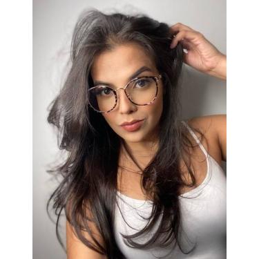 Imagem de Armação Receituário Óculos Grau Feminina Olívia  Óculos Sunrise, Onça