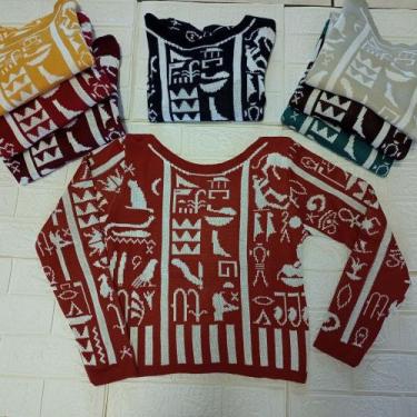 Imagem de Cropped Manga longa - Tricô lã