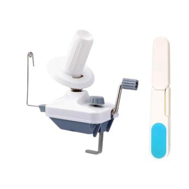 Imagem de Baoblaze Máquina de enrolar fios com manivela, silenciosa, fácil instalação, ferramenta de artesanato leve, enrolador de fios para uso doméstico