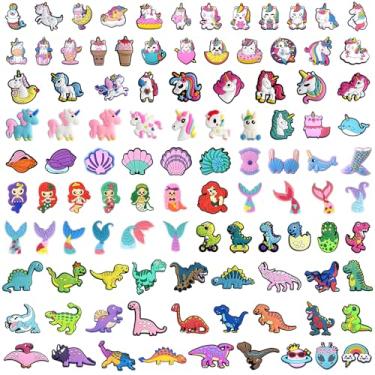 Imagem de 30 anéis de borracha macios para cupcake de dinossauro para lembrancinhas de festa, presentes, 1.5 inches, Borracha, Sem pedras preciosas