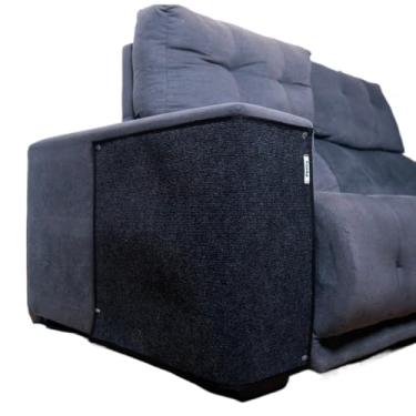 Imagem de Arranhador Carpete Para Gato Premium Protetor Canto Sofá Cama Resistente Pet(1 Unidade 200x50,Grafite)