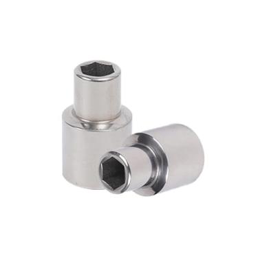 Imagem de SFREYA Soquete de titânio 6 pontos, unidade de 1/2 polegada, métrico, ferramentas não magnéticas de ressonância magnética, leve, alta resistência, anticorrosão, durável, forjado a queda, grau