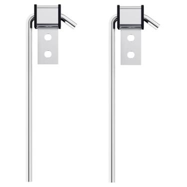 Imagem de 2 peças de haste de suspensão de escapamento resistente - cabides de escapamento universais, cabide de silenciador, haste de aço inoxidável, kit de sistema de exaustão de carro, haste de 10 mm de