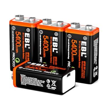 Imagem de MPOWER - Kit 4 Pilhas Recarregáveis 600mAh (5400mWh) com Carregamento Micro, Baterias de Longa Duração para Dispositivos Eletrônicos, Controles Remotos e Brinquedos. Alta Performance