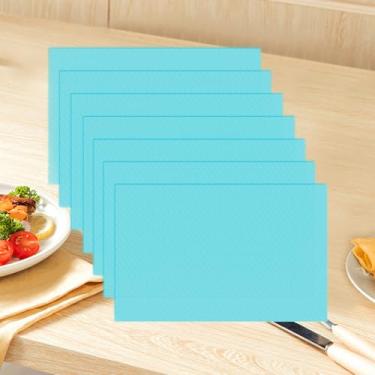 Imagem de Forros de geladeira, 45 cm x 29 cm, forro de geladeira, tapetes laváveis para geladeira, acessórios de cozinha, itens essenciais para freezer, prateleiras de vidro, gavetas, armário de armário, pacote