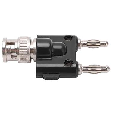 Imagem de Adaptador de plugue BNC macho para banana U28, forte resistência à vibração, contato, acessório prático de osciloscópio, cobre + material ABS, para teste de osciloscópio