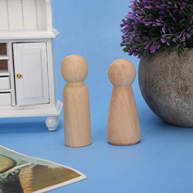 Imagem de Acouto Conjunto de Marionetes de Fantoches de Madeira Com 20 Peças - Enfeites Divertidos de Artes e Ofícios para Crianças, Família Perfeita, Projetos Escolares, Eventos Comunitários e Decorações