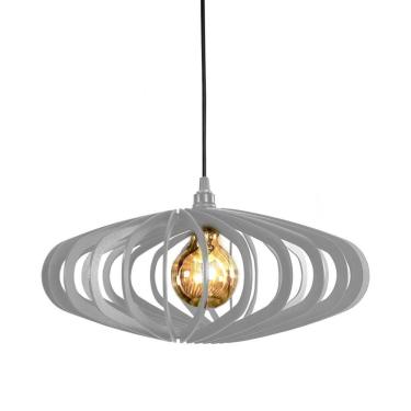 Imagem de Luminária Teto Lustre Pendente Balcão Cozinha Sala Egito Cor:branco