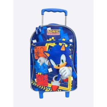 Imagem de Mochila de Rodinha Escolar Infantil Sonic Step It Up Pacific-Masculino