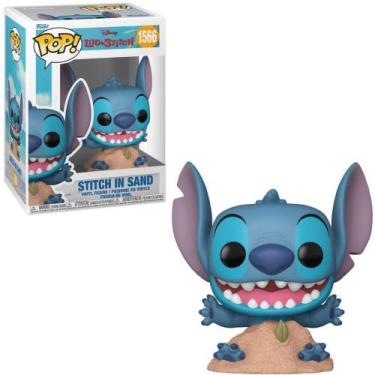 Imagem de Boneco Funko POP Lilo e STITCH NA Areia com Castelo Disney - Candide