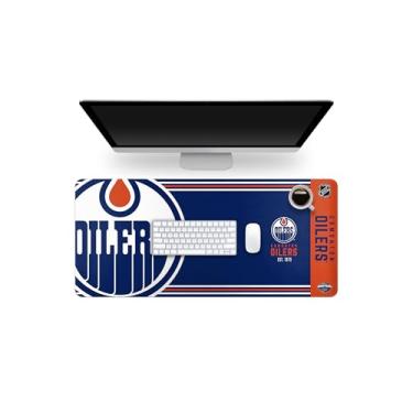 Imagem de FOCO NHL Official Established Primary Logo Wordmark Home Office Desk Pad Mouse Pad 89 cm x 41 cm (Edmonton Oilers, Edmonton Oilers)