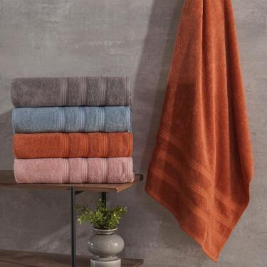 Imagem de Toalha Banhão Bristol 100% Algodão 450g-m² 80x150cm Tessi Terracota