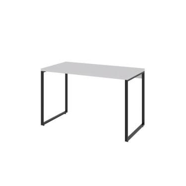 Imagem de Mesa Office 120X60X75Cm Branco Chess / Est.Preta