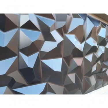 Imagem de Revestimento De Parede Roma Com 50 Placas Em Pvc Adesivos 3d