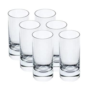 Imagem de Jogo de 6 copos para shot Larus em cristal ecológico 60ml A9cm