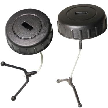 Imagem de Tampa de enchimento de óleo de tanque de combustível para Serra de corrente Stihl 017 018 019 MS170 MS180 Peças 11303500500 3 peças