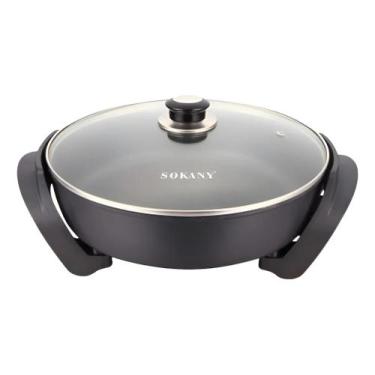 Imagem de Frigideira Elétrica Panela Assar Fritar Fondue Sopa Ferver Água 1500w 
