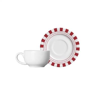 Imagem de Conjunto 6 Xicaras Café Com Pires Cute Christmas Alleanza