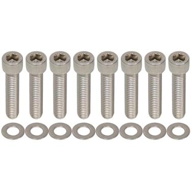 Imagem de Parafusos do coletor de admissão SBC VORTEC 5/40.6 cm INOXIDÁVEL PEQUENO BLOCO CHEVY 327 350 400