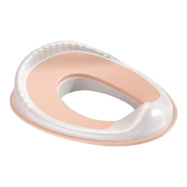 Imagem de KiBcsLic Assento de treinamento para penico de bebê com suporte antiderrapante Assento de vaso sanitário para treinamento de penico para ambientes internos e, Rosa
