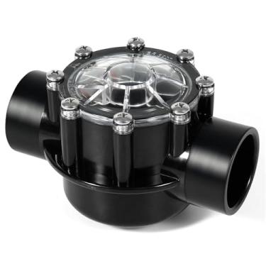 Imagem de Substituição da válvula de retenção de piscina 7305 - encaixe deslizante de 5 a 6,3 cm - compatível com válvulas em linha Jandy, bombas de piscina, aquecedores e encanamento de spa - tampa