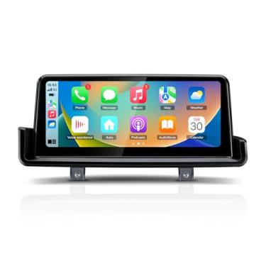 Imagem de Tela Linux para rádio veicular de 10,25 polegadas sem fio para BMW Série 3 E90 E91 E92 E93 de 2008 a 2012 sem tela original com navegação GPS Bluetooth.