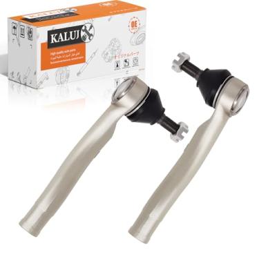 Imagem de KALUJ Ligações de extremidade de direção externas dianteiras, compatíveis com Toyota Corolla 2003 2004 2005 2006 2007 2008, substitui ES80431 ES80432, conjunto de 2