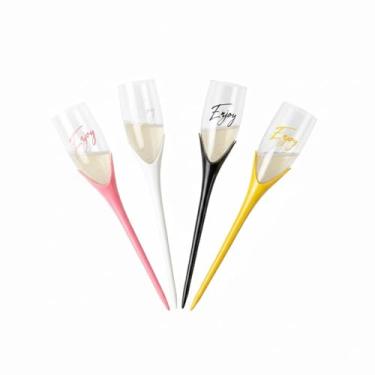 Imagem de Taça para Praia Poliestireno, 180ml, Base para Areia, 37,5cm, Cores Sortidas, Ideal para Festas e Ano Novo