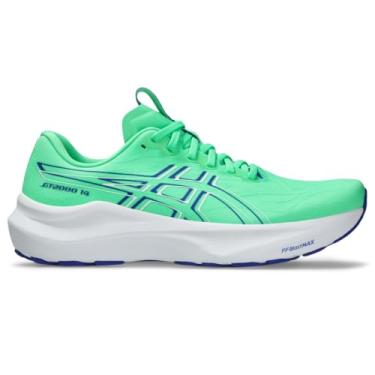 Imagem de ASICS Tênis de corrida masculino GT-2000 14, Verde/cobalto explosão, 38