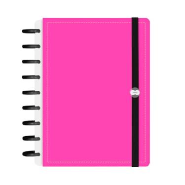 Imagem de Caderno De Disco Iscool Inteligente 140 Folhas Solid Fluor Pink M+