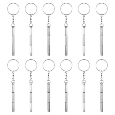 Imagem de Conjunto de ferramentas 3 em 1 para apertar óculos de sol 3 em 1 com chaveiro para óculos, chave de fenda, kit de reparo de vidro para olhos, ferramenta de liga metálica para óculos, armação de