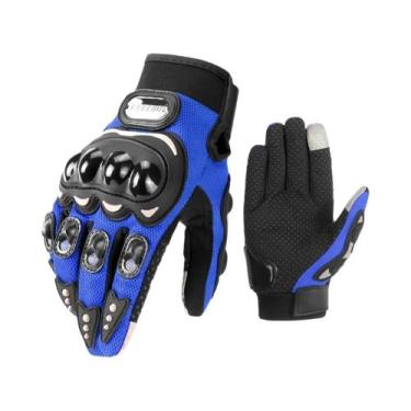 Imagem de Luvas de Motocicleta com Tela de Toque - Respiráveis e Protetoras para