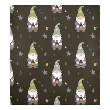 Imagem de Blueangle Estrelas Gnomos Fofos Capa Magnética para Lava-Louça, Decoração Frontal de Lava-Louça, Decalques de Armário Doméstico Eletrodomésticos, 58 cm C x 66 cm Adesivo Magnético Decorativo (64)